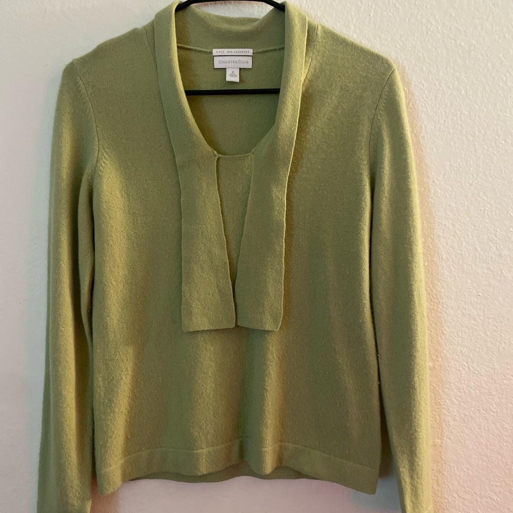 Charter club cashmere top